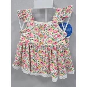 NEW CHARLIES PROJECT girls georgia 2 piece set in pink
